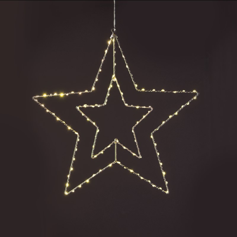 Διακοσμητικό LED silver star I