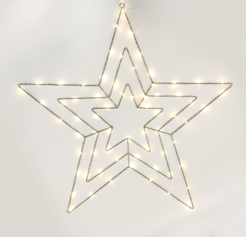 Διακοσμητικό LED concentric Stars