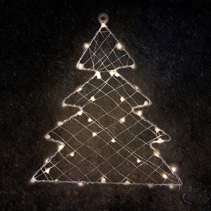 Διακοσμητικό LED 1D metal tree