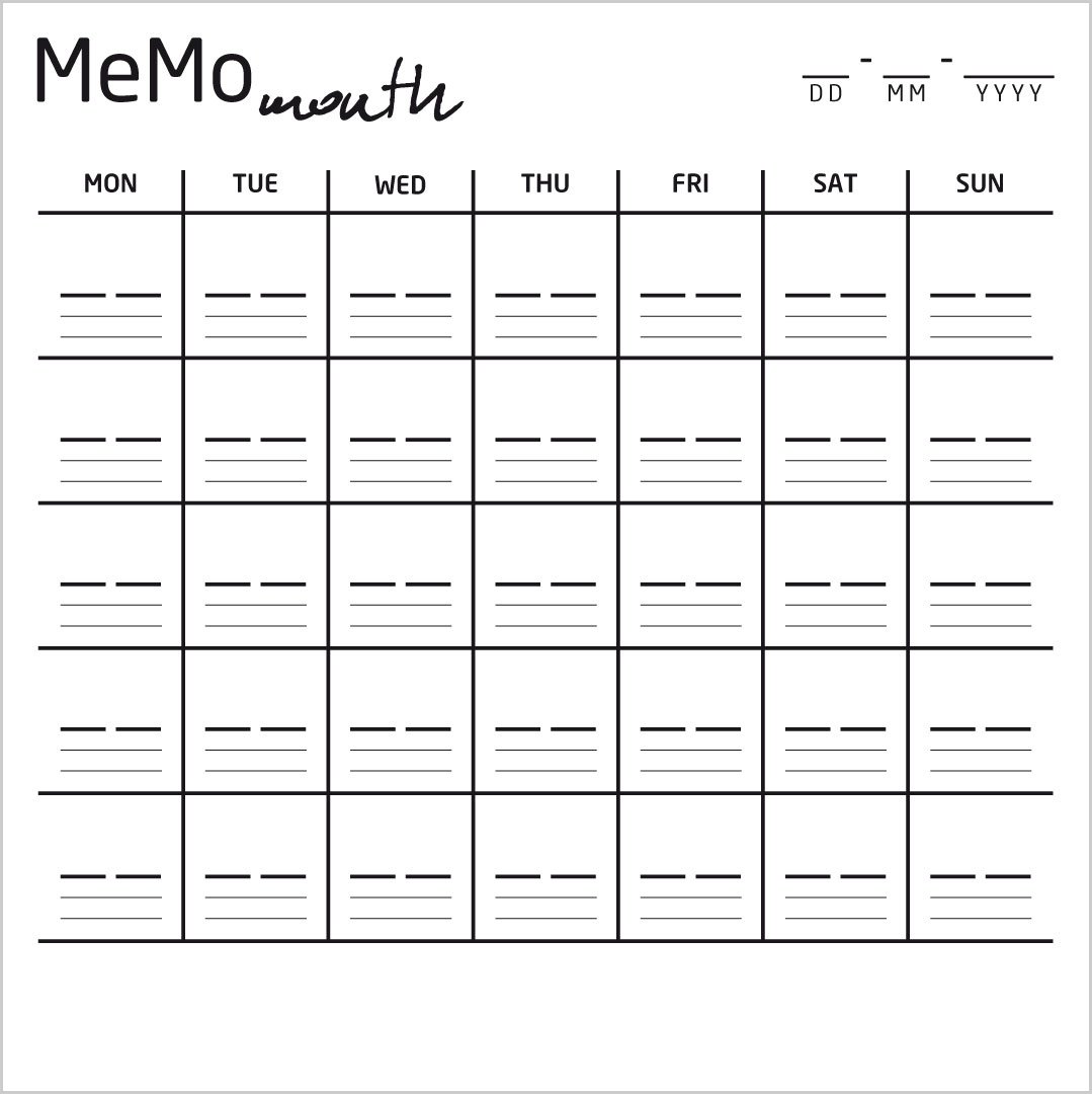 Μεταλλική επιφάνεια ντουλαπιού Young “Memo month”