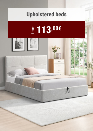 Upholstered bed Raziel