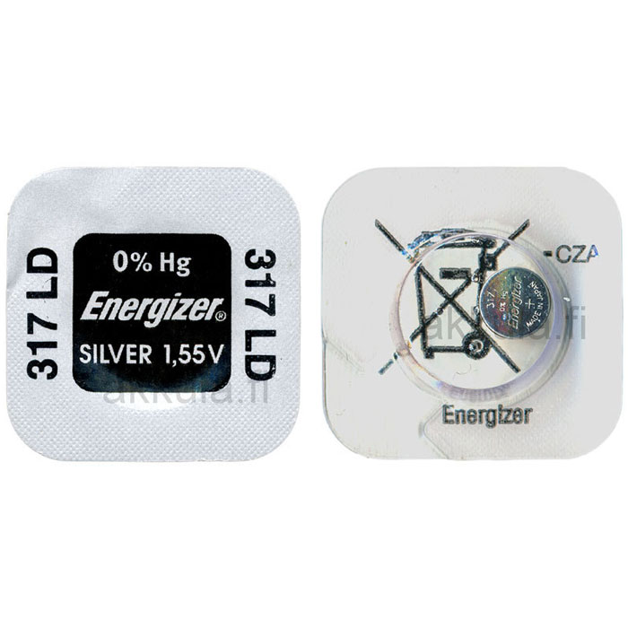 Μπαταρία ρολογιού Energizer 317 11.5mAh 1.55V φωτογραφία