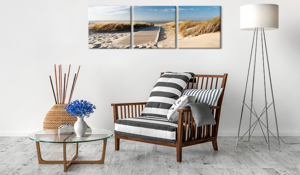 Πίνακας - Beach (Triptych) φωτογραφία