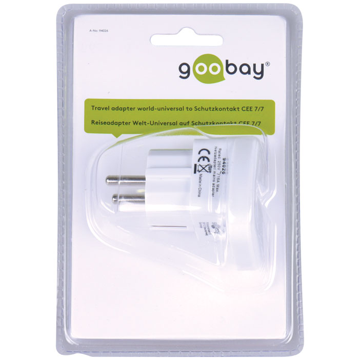 Αντάπτορας ρεύματος Goobay 94026 Universal φωτογραφία