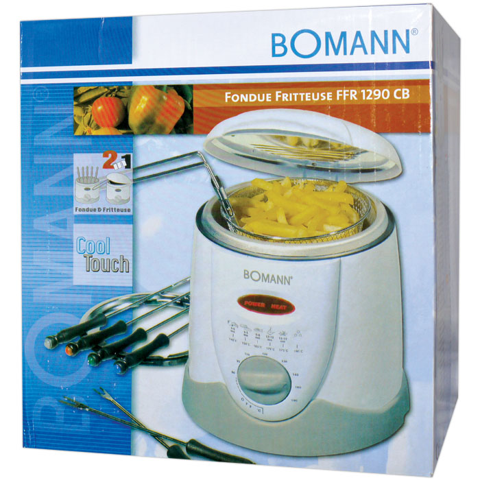 Φριτέζα φοντύ Bomann FFR 1290 2 σε 1 φωτογραφία