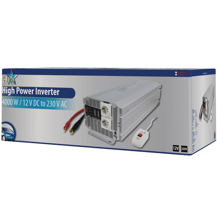 Inverter τάσης HQ INV 4000W/24V DC σε 230V AC φωτογραφία
