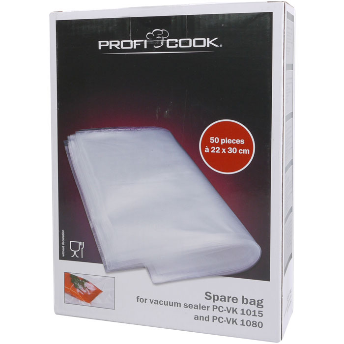 Σακούλες τροφίμων Vacuum Profi Cook PC-VK 1015EB PC-VK 1080 22x30 φωτογραφία