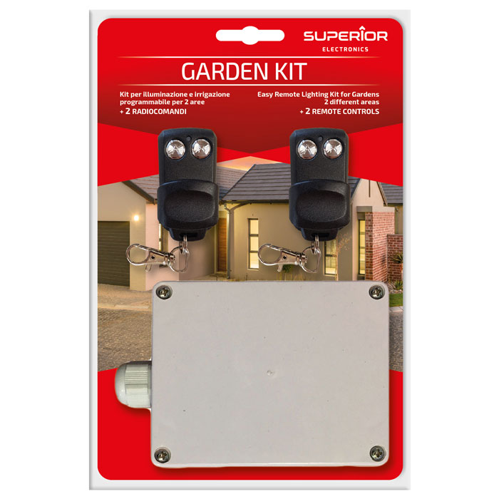 Κιτ ασύρματου τηλεχειρισμού Superior Garden με δέκτη και 2 χειριστήρια φωτογραφία