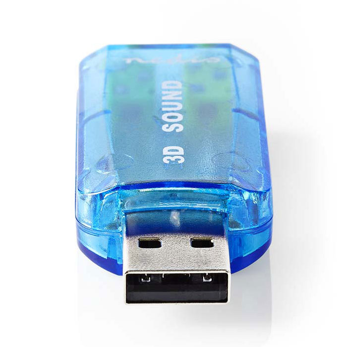 Εξωτερική κάρτα ήχου USB 2.0 Nedis USCR10051BU φωτογραφία