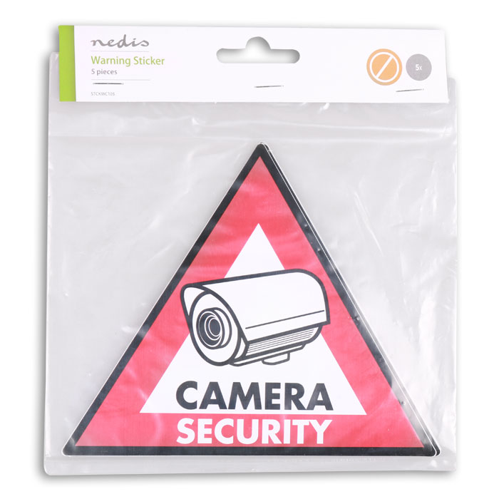 Αυτοκόλλητο CAMERA SECURITY Nedis STCKWC105 φωτογραφία