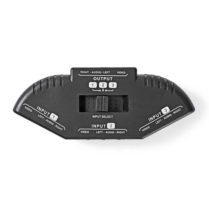 RCA switch 3 σε 1 Nedis VSWI2403BK φωτογραφία