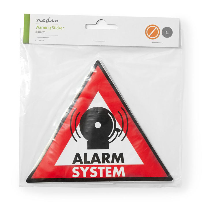 Αυτοκόλλητο ALARM SYSTEM Nedis STCKWA105 φωτογραφία