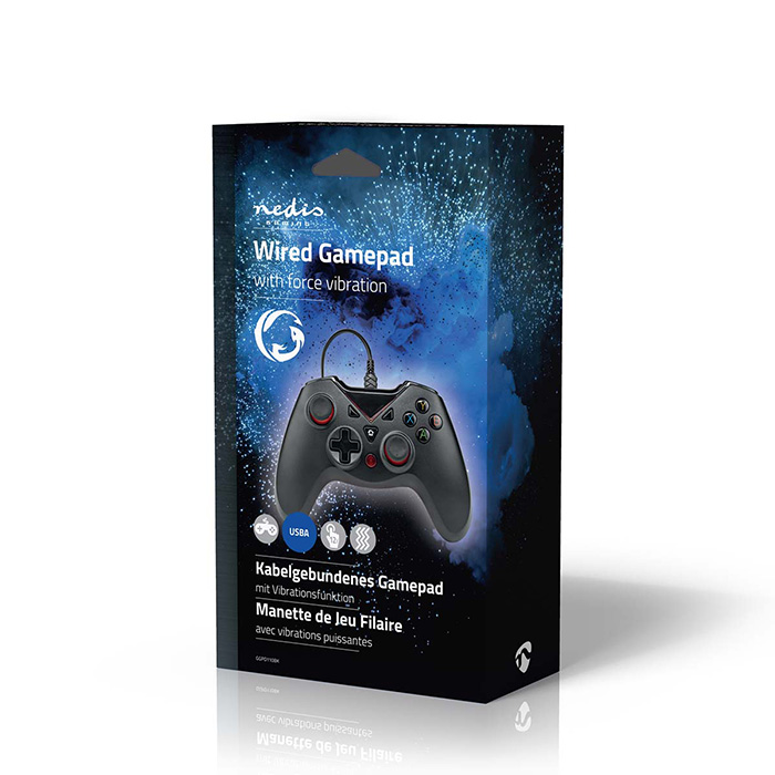 Ενσύρματο Gamepad Nedis GGPD110BK φωτογραφία