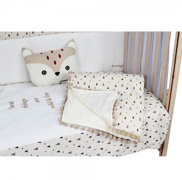 Κουβέρτα fleece Bebe Stars Fox φωτογραφία