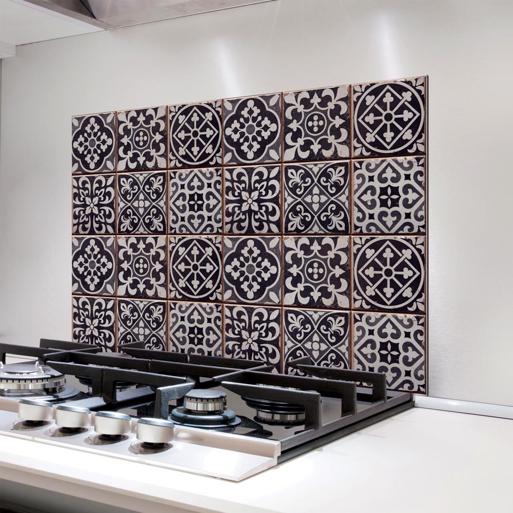 Πλάτη προστασίας τοίχου εστιών κουζίνας Tiles Azulejos L φωτογραφία