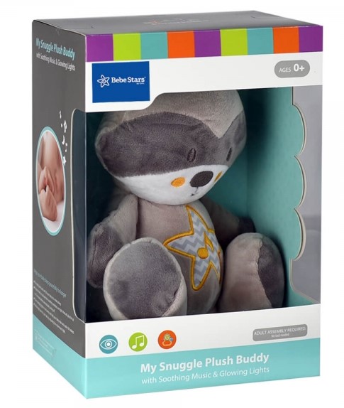 Φωτεινός Αγκαλίτσας Raccoon Bebe Stars φωτογραφία