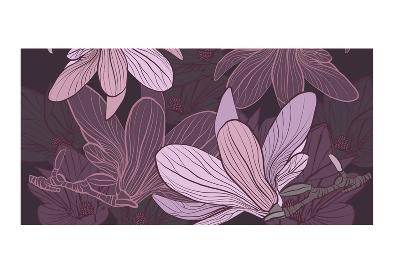 Ταπετσαρία XXL - Dreamy flowers 550x270 φωτογραφία