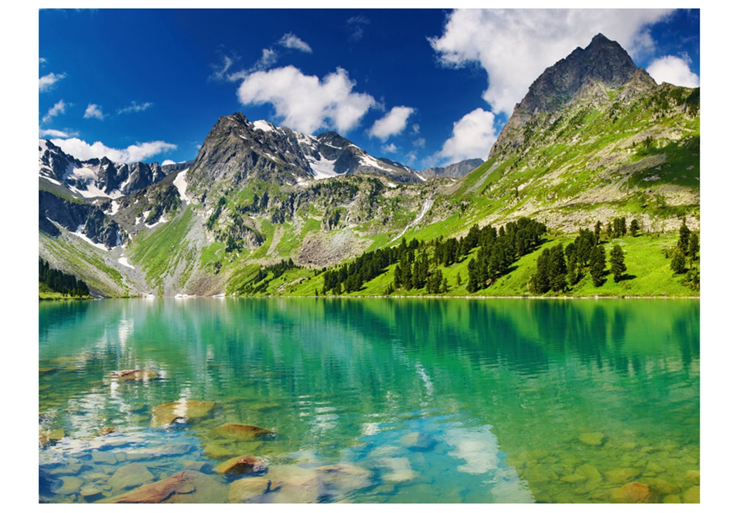 Φωτοταπετσαρία - Mountain lake 450x270 φωτογραφία