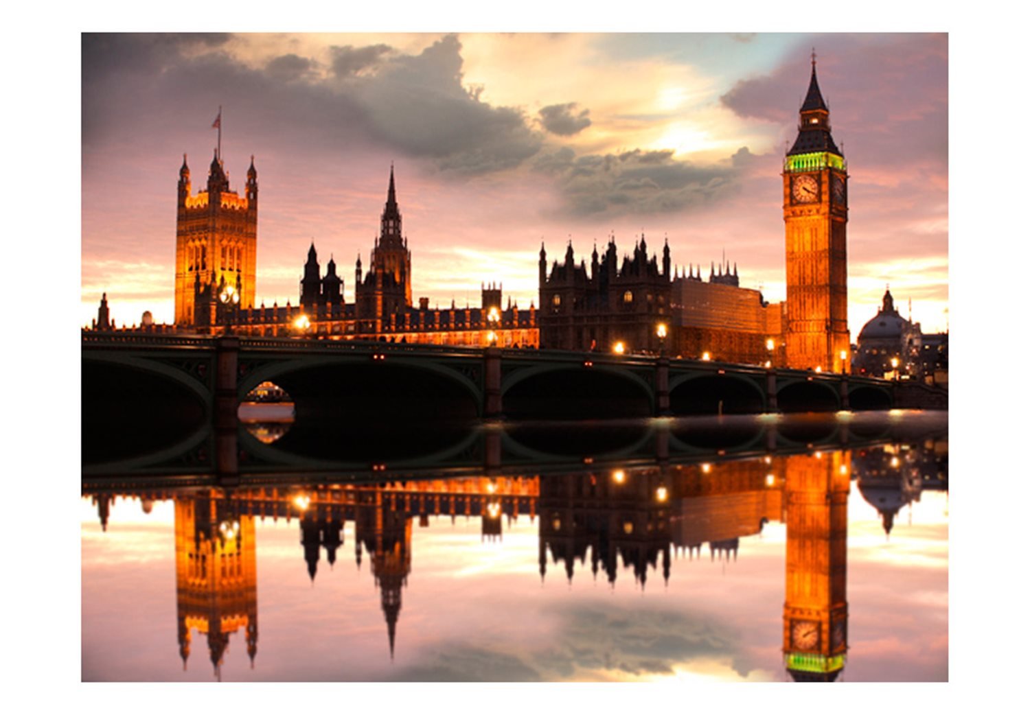 Φωτοταπετσαρία - Big Ben in the evening, London 400x309 φωτογραφία
