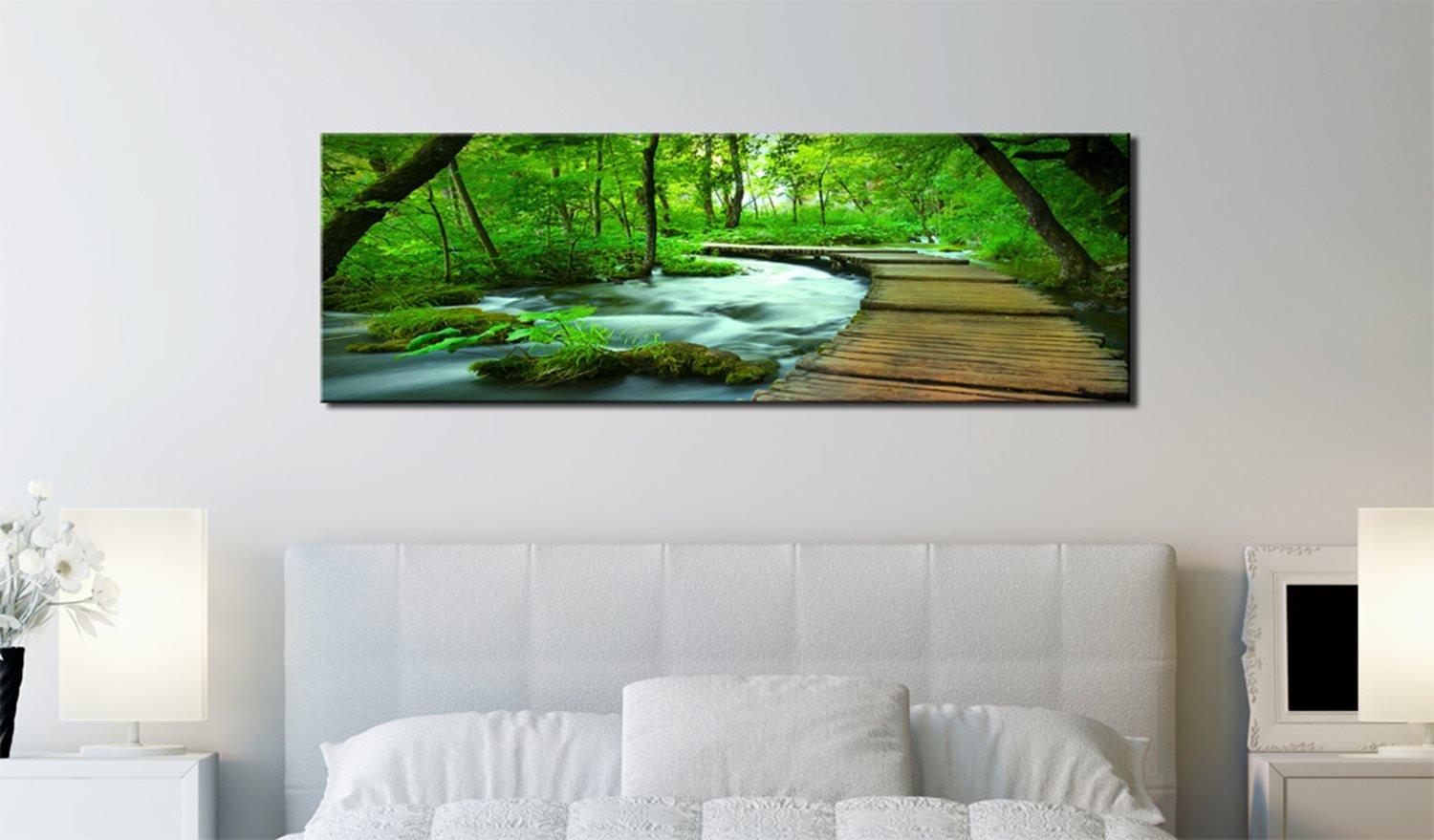 Πίνακας - Forest broadwalk 120x40 φωτογραφία