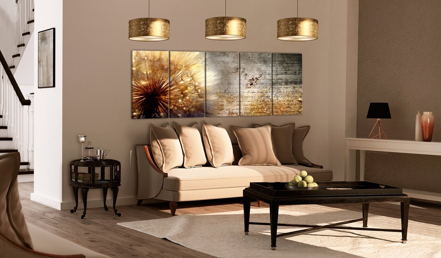 Πίνακας - Sunny Dandelion 225x90 φωτογραφία