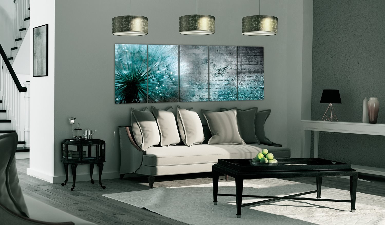 Πίνακας - Ice Dandelion 225x90 φωτογραφία