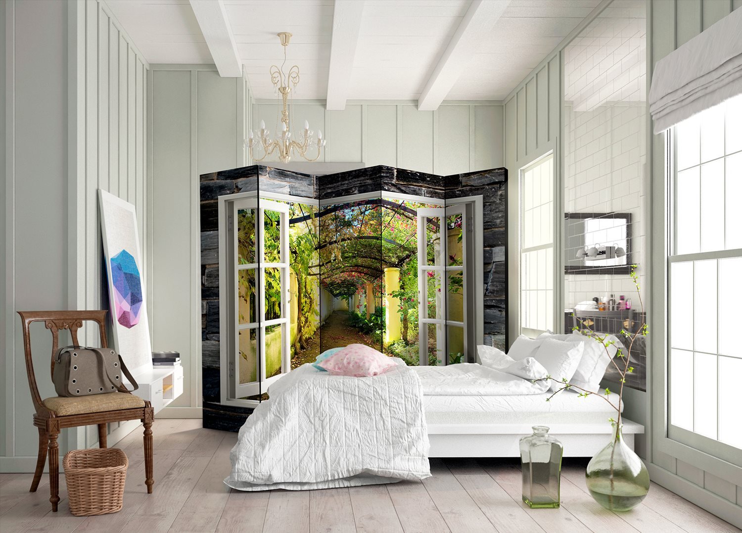 Διαχωριστικό με 5 τμήματα - Secret Garden II [Room Dividers] 225x172 φωτογραφία