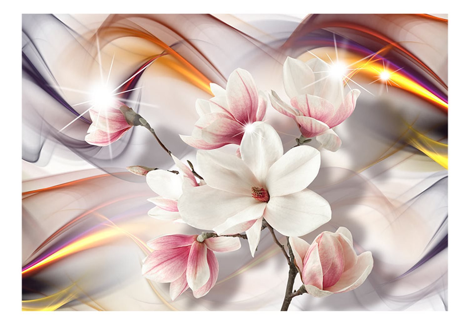 Φωτοταπετσαρία - Artistic Magnolias 200x140 φωτογραφία