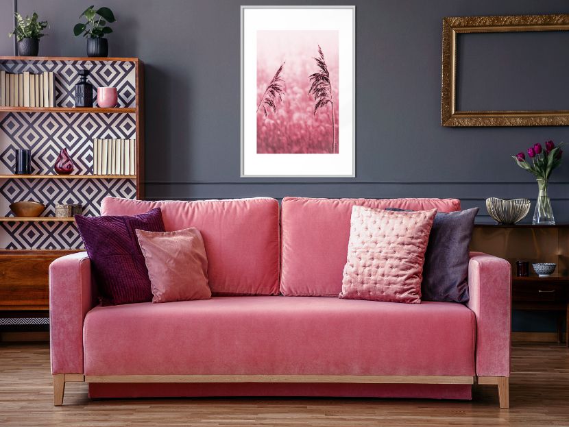 Αφίσα - Amaranth Meadow - 30x45 - Χρυσό - Χωρίς πασπαρτού φωτογραφία