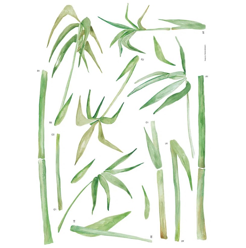 Διακοσμητικά αυτοκόλλητα τοίχου Bamboo L φωτογραφία