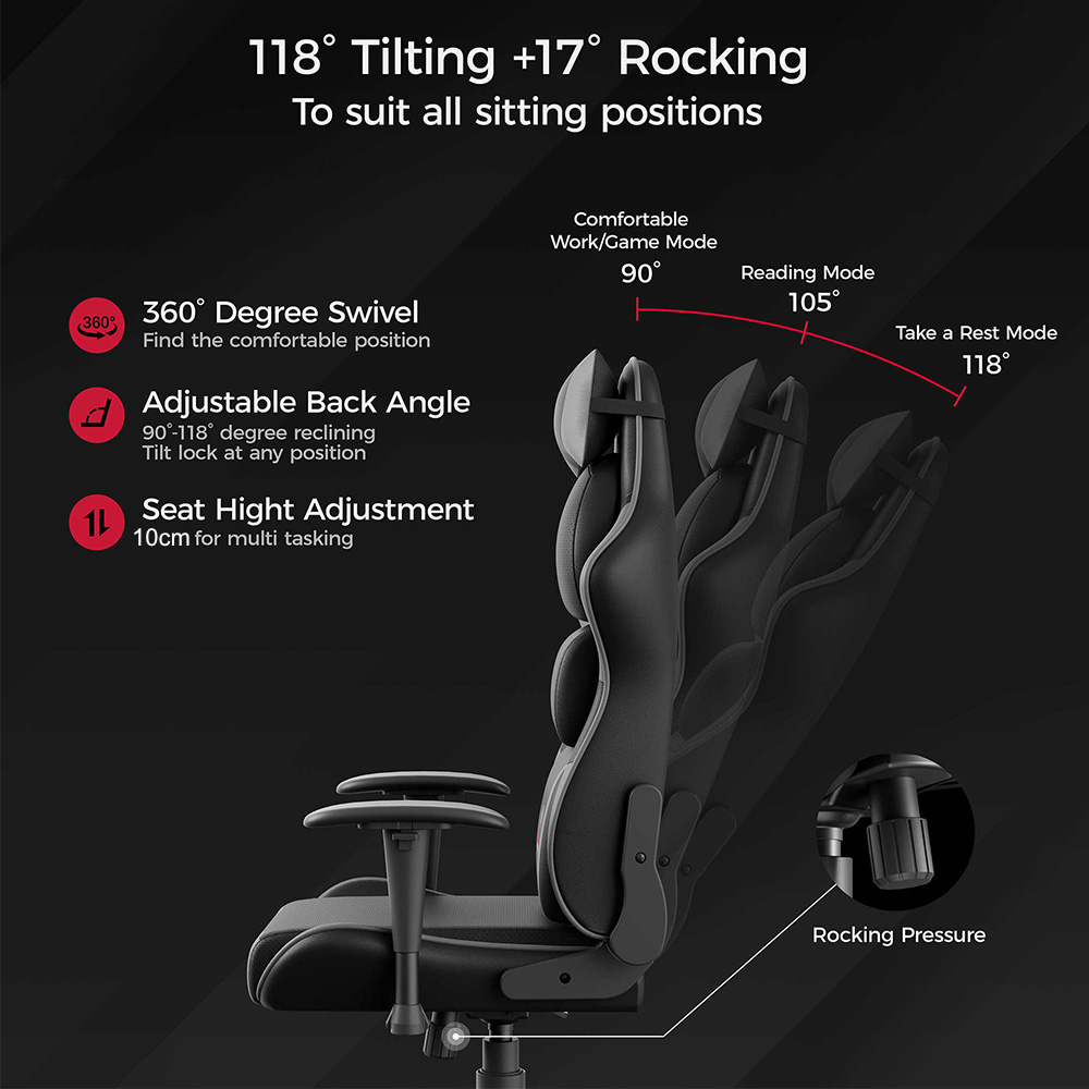 Gaming Καρέκλα Eureka Ergonomic GC07 φωτογραφία