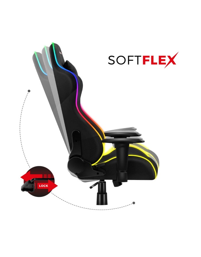 Καρέκλα Gaming Huzaro Force 6.2 Mesh RGB φωτογραφία