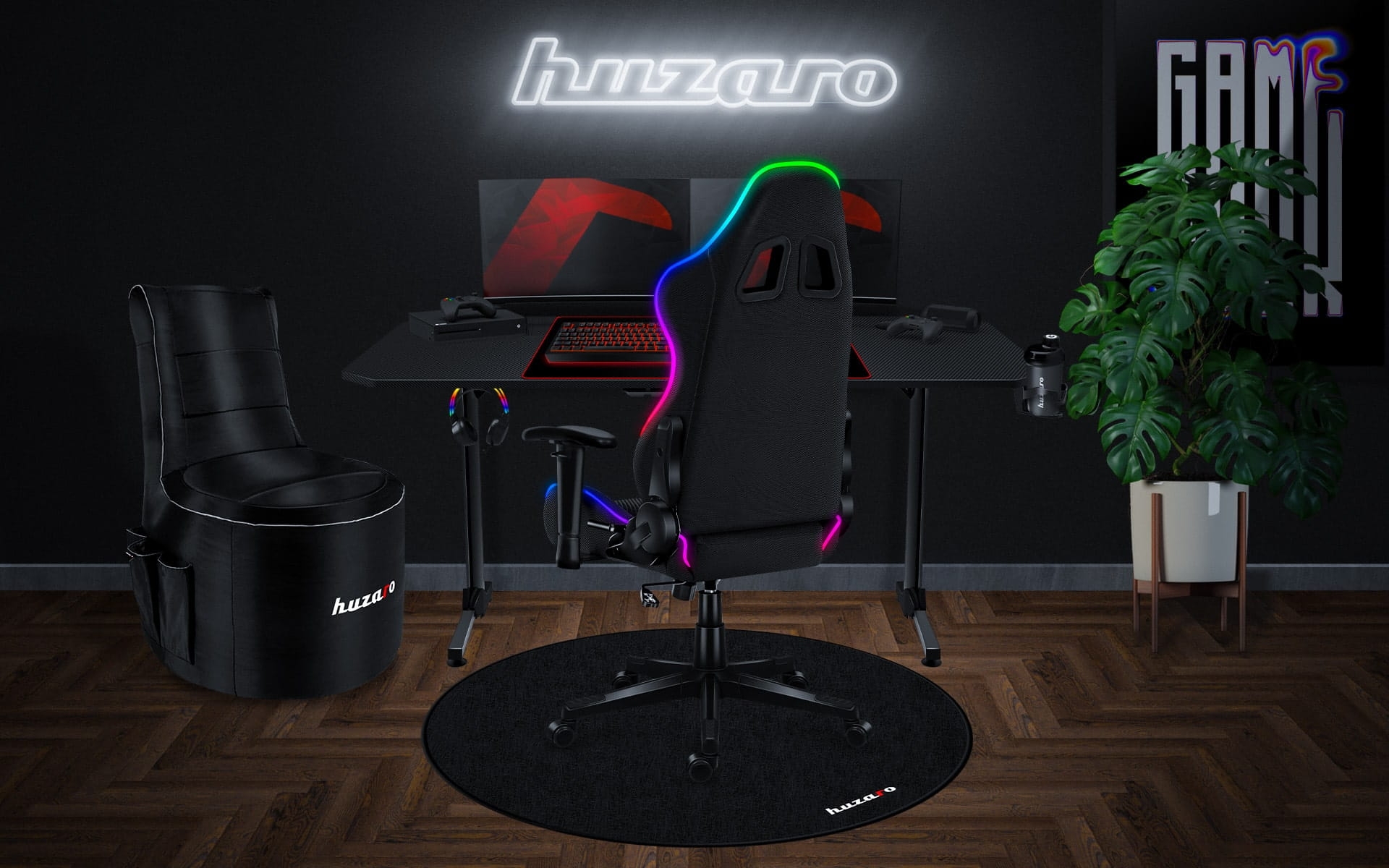 Γραφείο Gaming Huzaro Hero 4.7 φωτογραφία