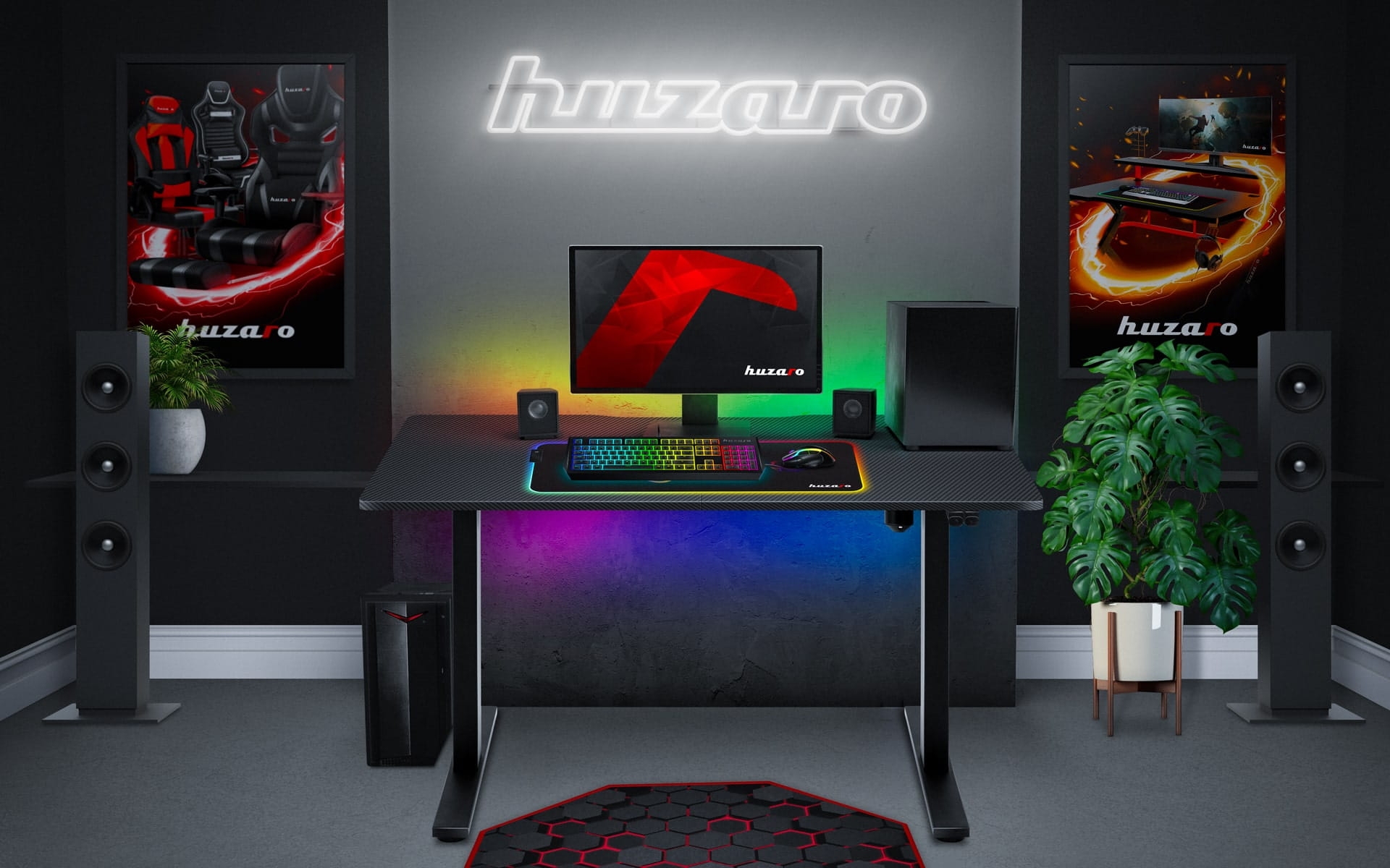 Γραφείο Gaming Huzaro Hero 8.2 φωτογραφία