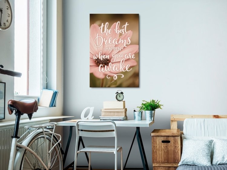 Πίνακας - The Best Dreams Happen When You Are Awake (1 Part) Vertical - 60x90 φωτογραφία