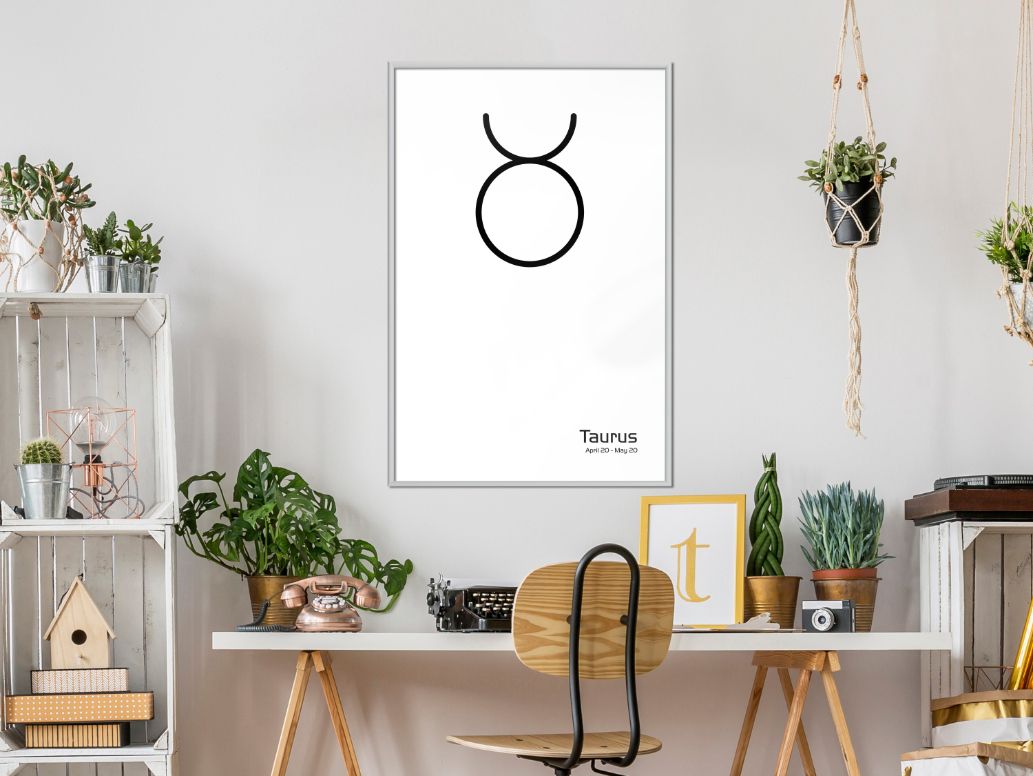 Αφίσα - Zodiac: Taurus II - 30x45 - Χρυσό - Χωρίς πασπαρτού φωτογραφία