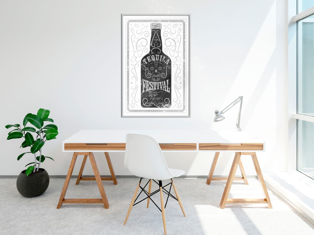 Αφίσα - Bottle of Tequila - 30x45 - Μαύρο - Χωρίς πασπαρτού φωτογραφία