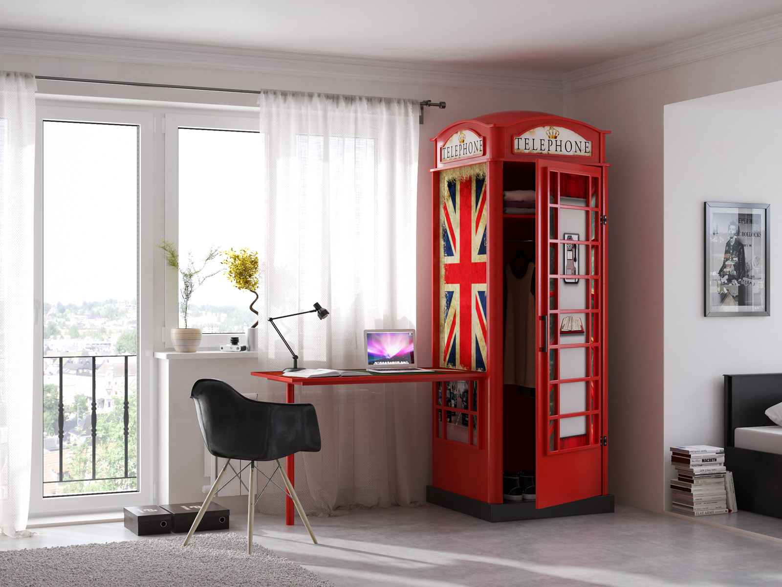 Γραφείο με ντουλάπα Phone Booth φωτογραφία